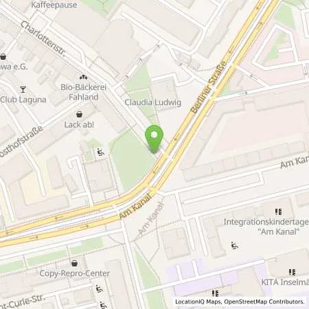 Standortübersicht der Tankstelle Energie und Wasser Potsdam GmbH in 14467 Potsdam