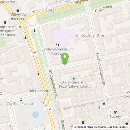 Standortübersicht der Tankstelle Energie und Wasser Potsdam GmbH in 14467 Potsdam