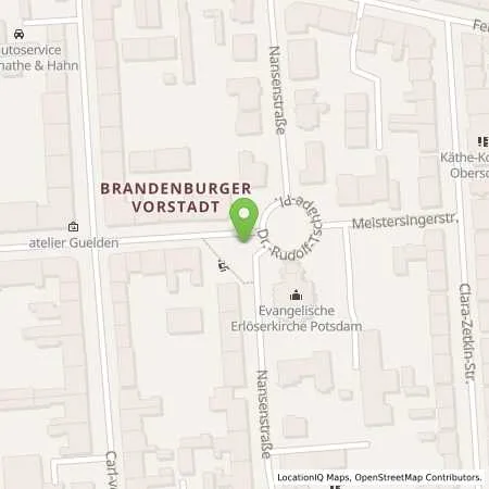 Standortübersicht der Tankstelle Energie und Wasser Potsdam GmbH in 14471 Potsdam