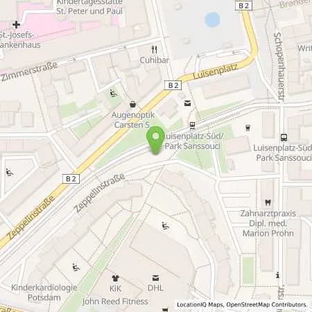 Standortübersicht der Tankstelle Energie und Wasser Potsdam GmbH in 14471 Potsdam