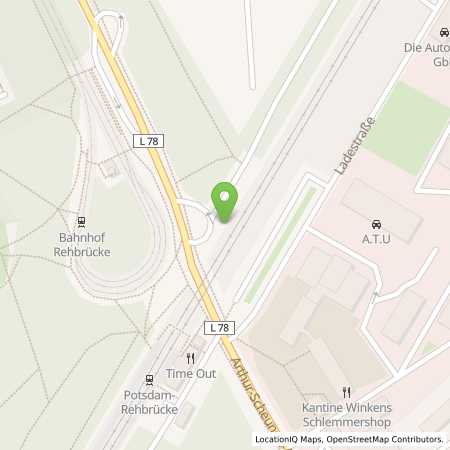 Standortübersicht der Strom (Elektro) Tankstelle: Energie und Wasser Potsdam GmbH in 14478, Potsdam