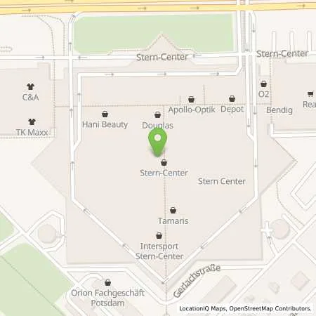 Standortübersicht der Tankstelle Energie und Wasser Potsdam GmbH in 14480 Potsdam