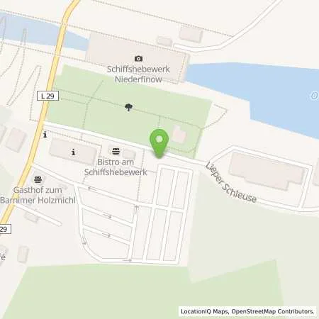 Standortübersicht der Tankstelle Barnimer Energiebeteiligungsgesellschaft mbH (BEBG) in 16248 Niederfinow