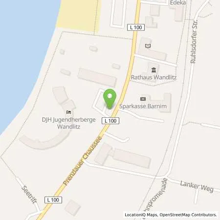 Standortübersicht der Tankstelle Charge-ON in 16348 Wandlitz