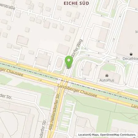 Standortübersicht der Tankstelle Allego GmbH in 16356 Ahrensfelde