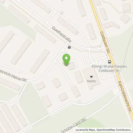 Standortübersicht der Tankstelle Charge-ON in 15711 Königs Wusterhausen
