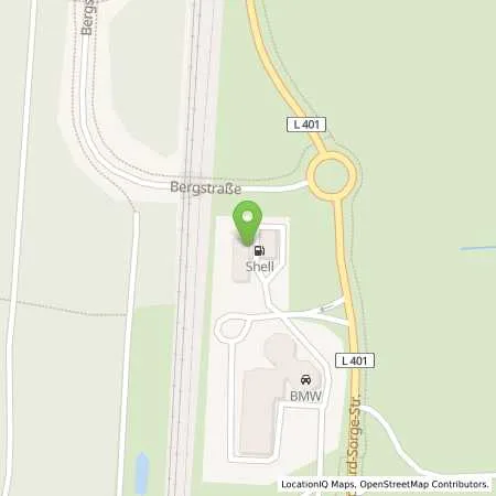 Standortübersicht der Tankstelle Wernecke GmbH in 15745 Wildau