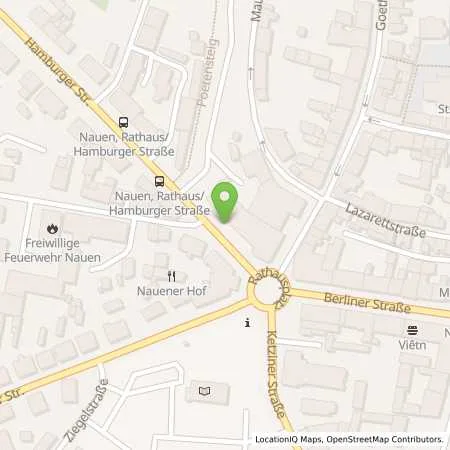 Standortübersicht der Tankstelle EMB Energie Mark Brnadenburg GmbH in 14641 Nauen