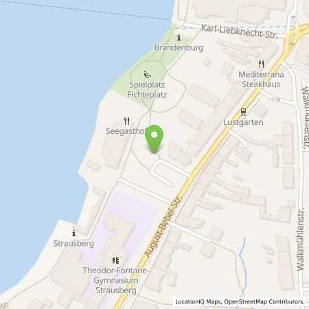 Standortübersicht der Tankstelle Stadtwerke Strausberg GmbH in 15344 Strausberg