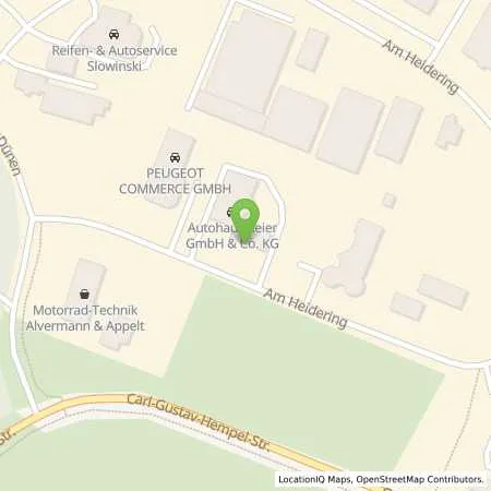 Standortübersicht der Tankstelle Autohaus Reier GmbH & Co. KG in 16515 Oranienburg