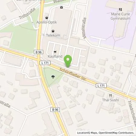 Standortübersicht der Tankstelle Kaufland Dienstleistung GmbH & Co. KG in 16540 Hohen (Neuendorf)