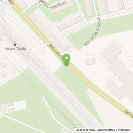 Standortübersicht der Tankstelle Stadtwerke Velten GmbH in 16727 Velten