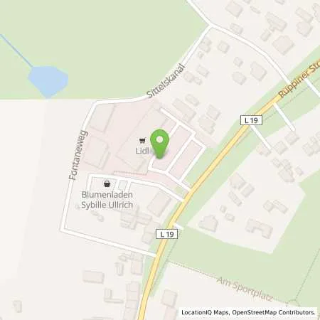 Standortübersicht der Tankstelle Lidl Dienstleistung GmbH & Co. KG in 16766 Kremmen