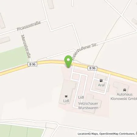 Standortübersicht der Tankstelle Lidl Dienstleistung GmbH & Co. KG in 01983 Großräschen