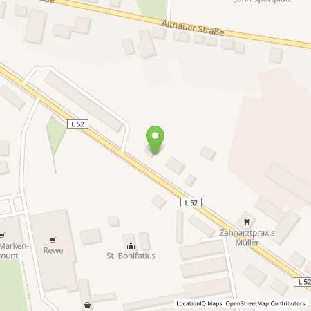 Standortübersicht der Tankstelle Privatperson in 03205 Calau