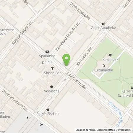 Standortübersicht der Tankstelle Stadtwerke Neuruppin GmbH in 16816 Neuruppin