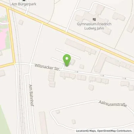 Standortübersicht der Tankstelle Stadtwerke Neuruppin GmbH in 16866 Kyritz