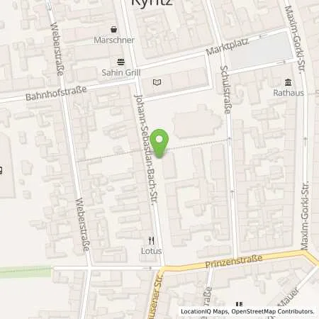 Standortübersicht der Tankstelle Stadtwerke Neuruppin GmbH in 16866 Kyritz