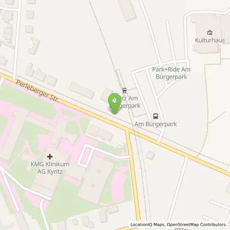 Standortübersicht der Tankstelle Kyritzer Landhotel Heine in 16866 Kyritz