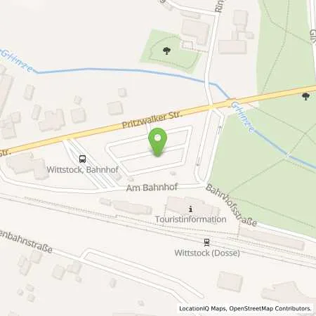 Standortübersicht der Tankstelle EMB Energie Mark Brnadenburg GmbH in 16909 Wittstock