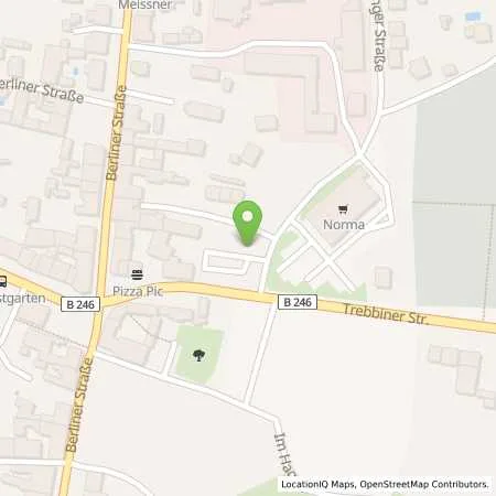 Standortübersicht der Tankstelle Charge-ON in 14547 Beelitz