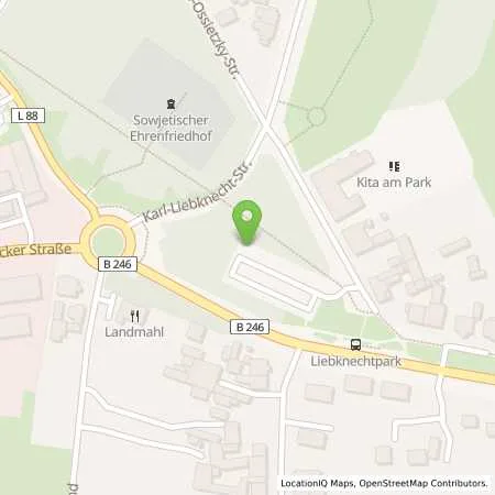 Standortübersicht der Tankstelle Charge-ON in 14547 Beelitz