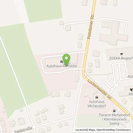 Standortübersicht der Tankstelle Autohaus Wilfried Kühnicke e.K. in 14552 Michendorf