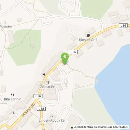 Standortübersicht der Tankstelle EMB Energie Mark Brnadenburg GmbH in 14797 Kloster Lehnin