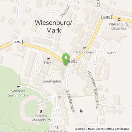 Standortübersicht der Tankstelle Charge-ON in 14827 Wiesenburg/Mark