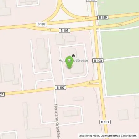 Standortübersicht der Tankstelle Autohaus F. Streese in 16928 Pritzwalk