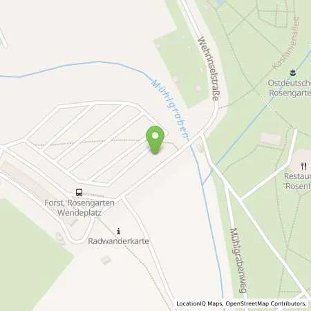 Standortübersicht der Tankstelle Stadtwerke Forst GmbH in 03149 Forst