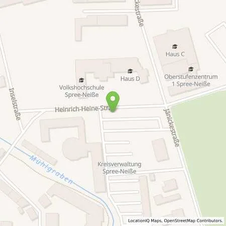 Standortübersicht der Tankstelle Stadtwerke Forst GmbH in 03149 Forst
