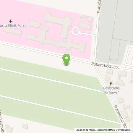 Standortübersicht der Tankstelle Stadtwerke Forst GmbH in 03149 Forst