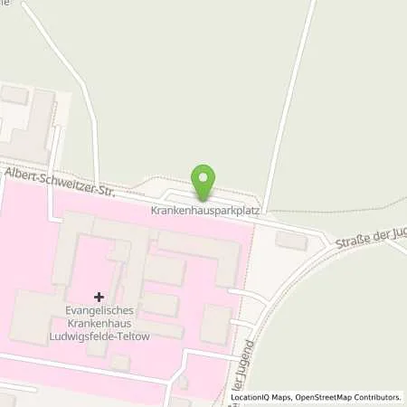 Standortübersicht der Tankstelle Stadt Ludwigsfelde in 14974 Ludwigsfelde