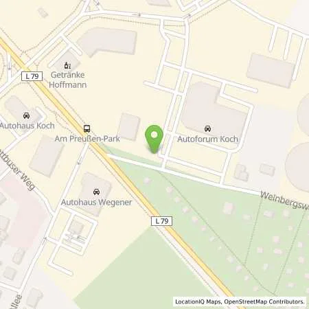 Standortübersicht der Tankstelle Autohaus Koch GmbH in 14974 Ludwigsfelde