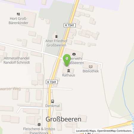 Standortübersicht der Strom (Elektro) Tankstelle: Mer Germany GmbH in 14979, Grobeeren