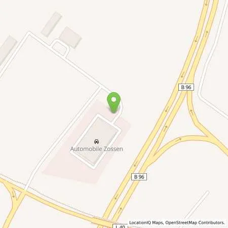 Standortübersicht der Tankstelle Automobile Zossen GmbH in 15827 Blankenfelde-Mahlow