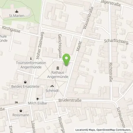 Standortübersicht der Tankstelle Stromversorgung Angermünde GmbH in 16278 Angermünde
