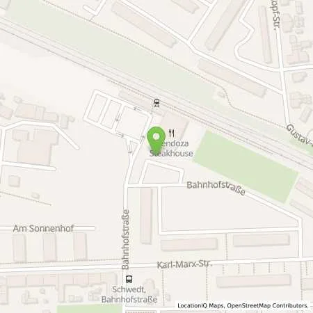 Standortübersicht der Tankstelle Stadtwerke Schwedt GmbH in 16303 Schwedt/Oder