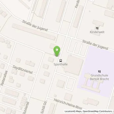 Standortübersicht der Tankstelle Stadtwerke Schwedt GmbH in 16303 Schwedt/Oder