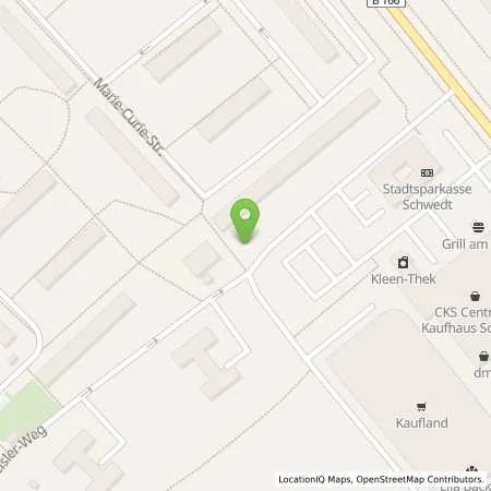 Standortübersicht der Tankstelle Stadtwerke Schwedt GmbH in 16303 Schwedt/Oder