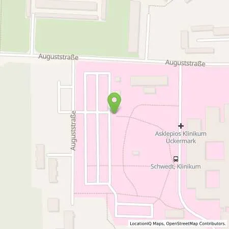 Standortübersicht der Tankstelle Stadtwerke Schwedt GmbH in 16303 Schwedt/Oder