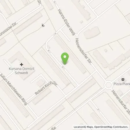 Standortübersicht der Tankstelle Stadtwerke Schwedt GmbH in 16303 Schwedt/Oder