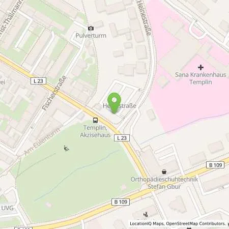 Standortübersicht der Tankstelle Charge-ON in 17268 Templin