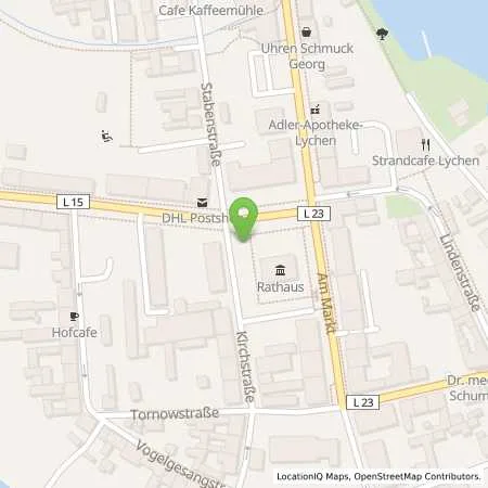 Standortübersicht der Tankstelle Stadtwerke Prenzlau GmbH in 17279 Lychen