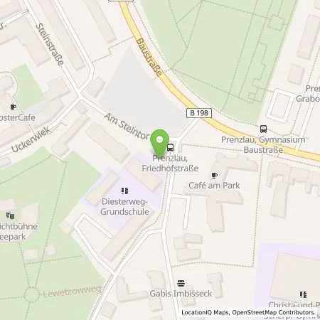 Standortübersicht der Tankstelle Stadtwerke Prenzlau GmbH in 17291 Prenzlau