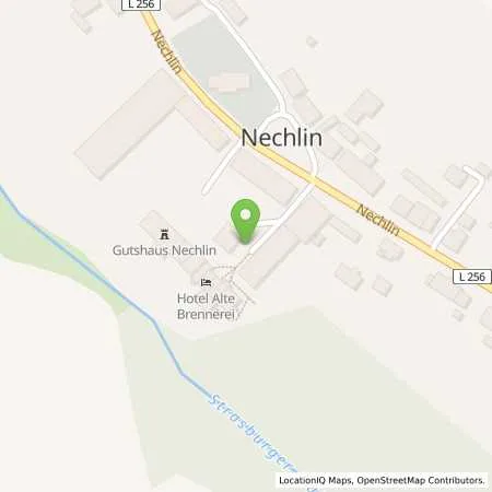 Standortübersicht der Tankstelle Inselwerke eG in 17337 Uckerland (Nechlin)