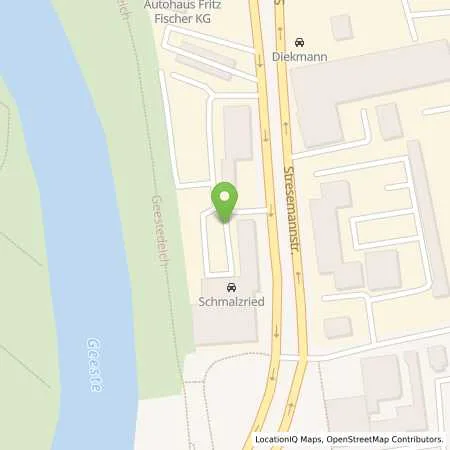 Standortübersicht der Tankstelle EWE Go GmbH in 27570 Bremerhaven