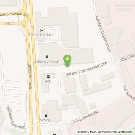 Standortübersicht der Tankstelle EWE Go GmbH in 27576 Bremerhaven