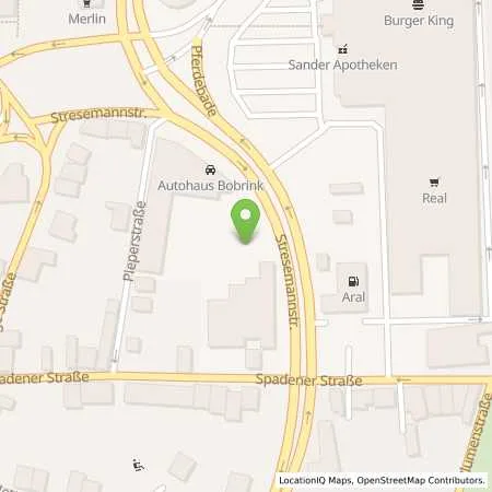 Standortübersicht der Tankstelle EWE Go GmbH in 27580 Bremerhaven